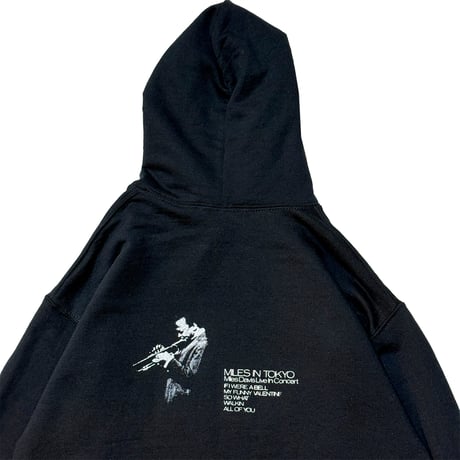 ”MILES IN TOKYO"　８oz Hoodie Black