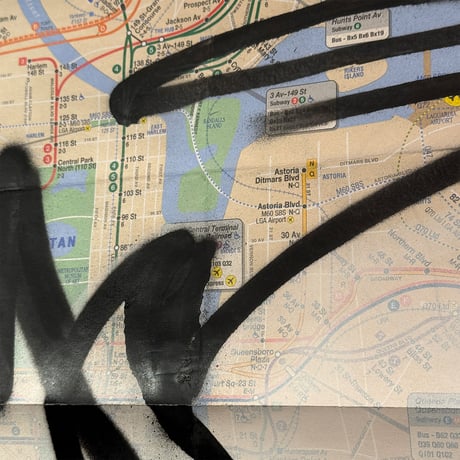 ROB ADER "SUBWAY MAP ART"  pt1
