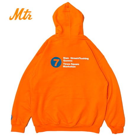 "The 7Train NY Mets " 8oz Hoodie Orange