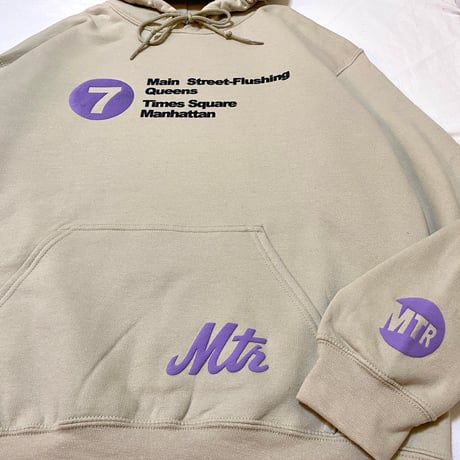 "The 7Train Pt2" 8oz Hoodie Sand
