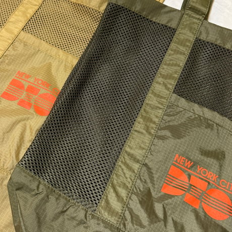 "NYC DIG" NYLON MESH BAG