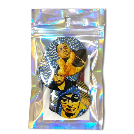 "The MetroCard"  RAPPER CAN BADGE