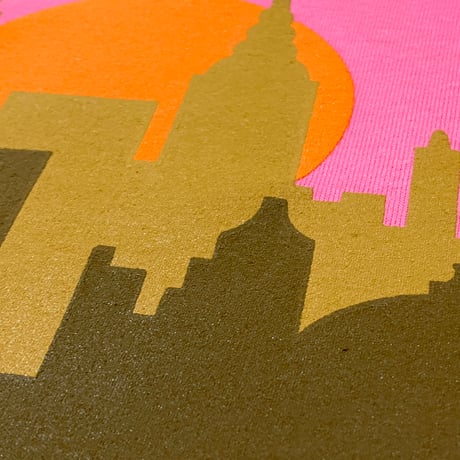 "ViewFromQueens" 6oz US COTTON S/S Tee PINK