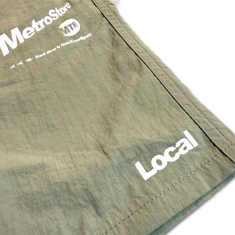 "MTR" NYLON SHORTS OceanGreen,Gray,LightGray