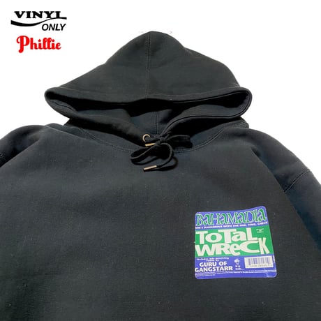 "Phillie VINYL" HeavyWeightHoodie Black