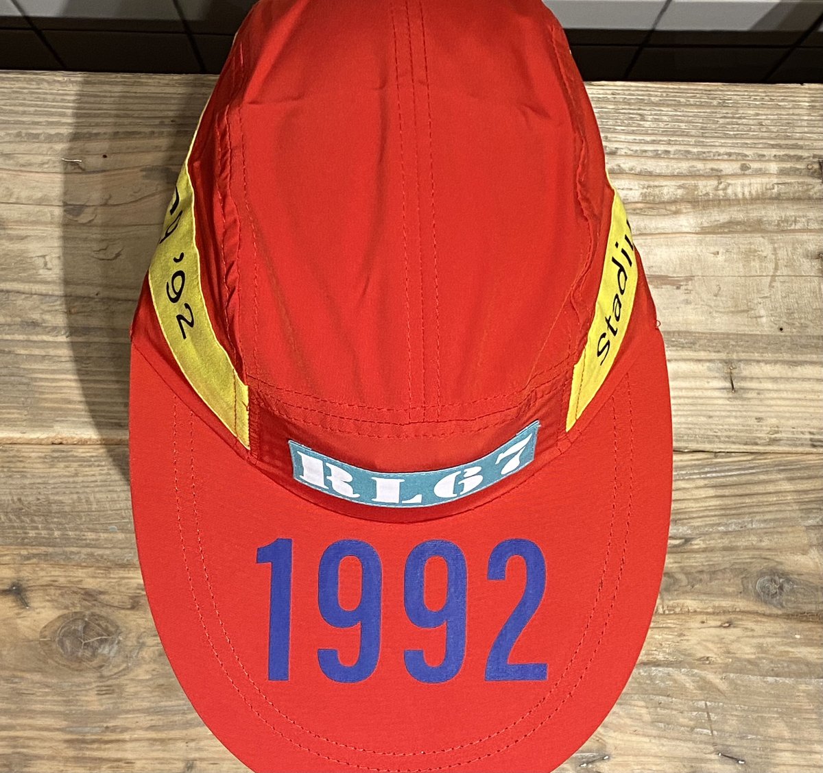 激レアオリジナルpoloラルフローレンstadium1992キャップ白