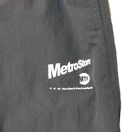 "MTR" NYLON PANTS  GREY