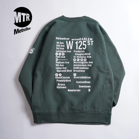 "THE HARLEM" 13.5oz HeavyWeight Sweat GREEN