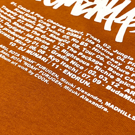 "PLUG INTERNATIONAL" US COTTON 6oz S/S Tee　TexasOrange
