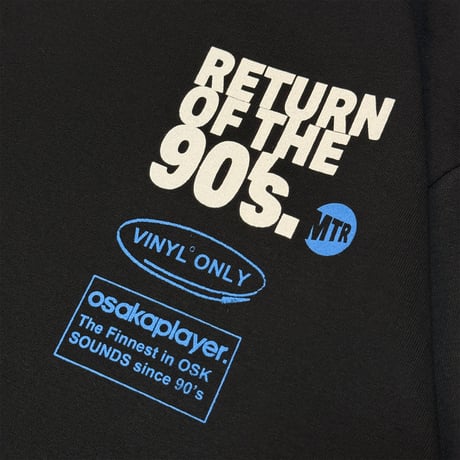 "Return of the 90's" 7.5 oz Max Heavyweight Tee Black