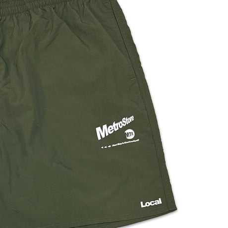 "MTR" NYLON SHORTS Coral.Brown.Olive