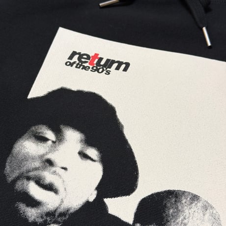 "Return of the 90's" HeavyWeight13.5oz Hoodie Black