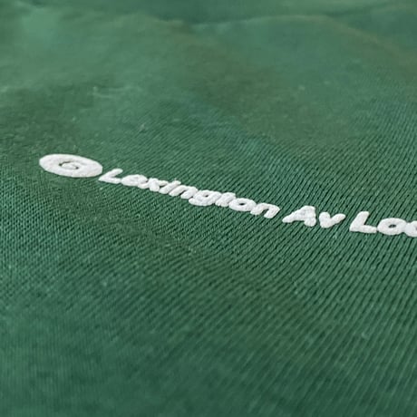 "Lexington Av Local" 6.5oz HeavyWeight L/S Tee Green