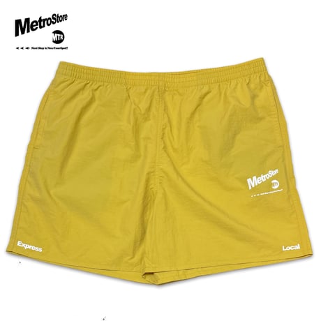 "MTR" NYLON SHORTS Yellow,Orange
