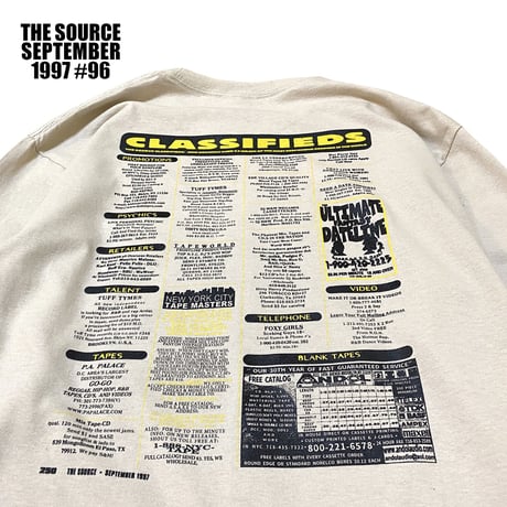 "CLASSIFIEDS 97" 6oz LongSleeve Tee  SAND