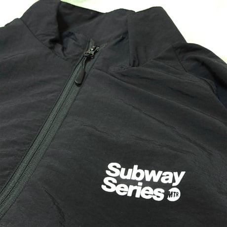 "SubwaySeries"Cottonlike NYLON JKT Black