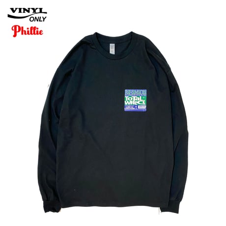 "Phillie VINYL" LongSleeve Tee Black