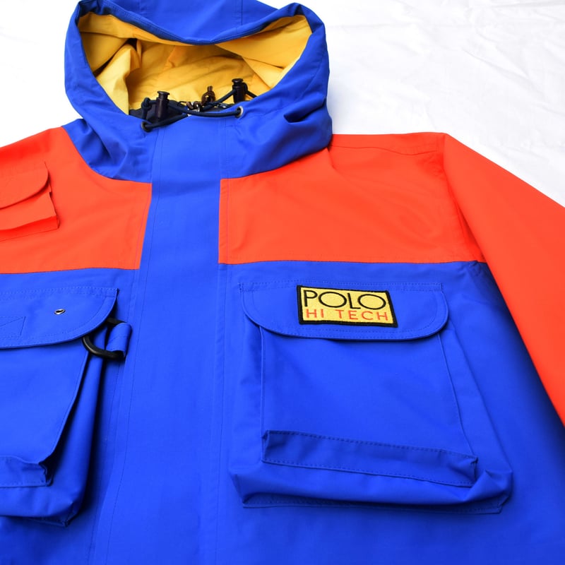 ラルフローレン ポロハイテック ジャケット HI TECH JACKET 未使用 90's Polo by Ralph Lauren HI-TECH Nylon Jacket SIZE S 90年代 ポロ