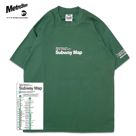 ”TheMap1987”  PRO CLUB 6.5oz HeavyWeight Cotton Tee  Green