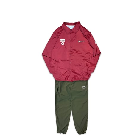 "MetroCard Farewell" NYLON COACH JKT  BURGANDY