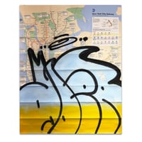 ROB ADER "SUBWAY MAP ART"  pt1