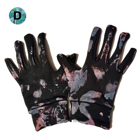 ”DotsFlow” Painting Gloves  size L
