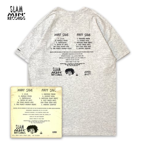 "SLAMMIN' Ⅲ "  OFFICIAL US COTTON 6ozTee ASH