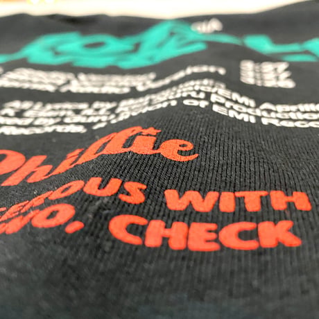 "Phillie VINYL" LongSleeve Tee Black