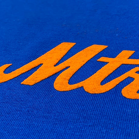 "The 7Train NY Mets" 6oz US COTTON L/S Tee Blue