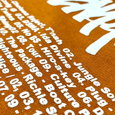 "PLUG INTERNATIONAL" US COTTON 6oz S/S Tee　TexasOrange