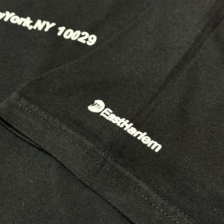 "EAST HARLEM" GarmentDyed 6.1oz Tee Black