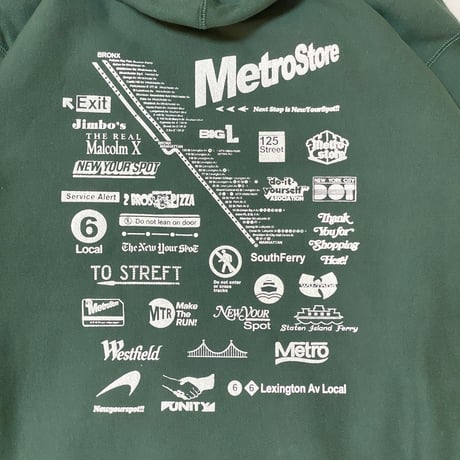 "Lexington Av Local" 13.5oz HeavyWeightHoodie Green
