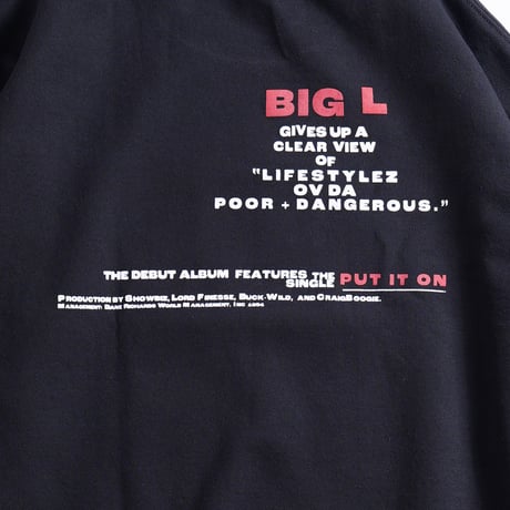 "BIG L DEBUT ALBUM AD" 8oz Sweat BLACK