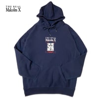 "Real Malcolm X" 13,5oz HeavyWeight Hoodie NAVY