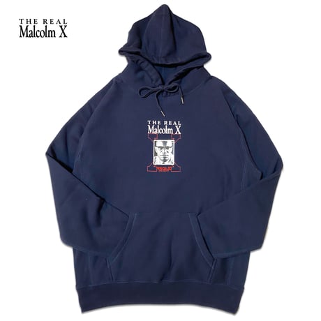 "Real Malcolm X" 13,5oz HeavyWeight Hoodie NAVY