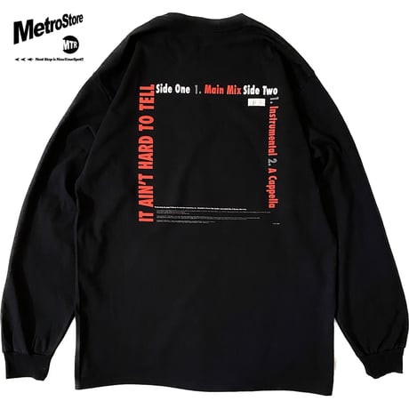 "IT AIN'T HARD TO TELL" US COTTON 6oz L/S Tee
