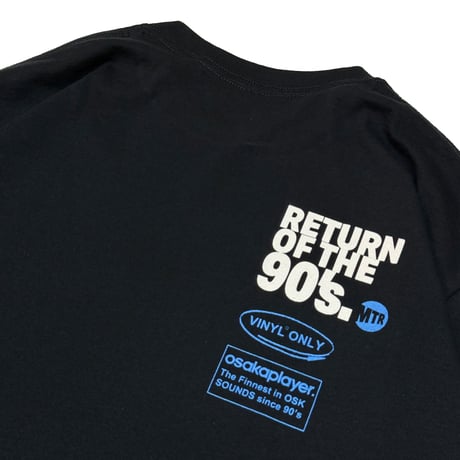 "Return of the 90's" AIR ZOOM 6oz S/S Tee Black