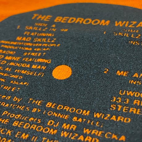 "BedroomWizard" US COTTON 6oz L/S Tee 蛍光Orange