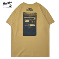 "Vending Machine" US COTTON 6oz S/S Tee TAN BEIGE