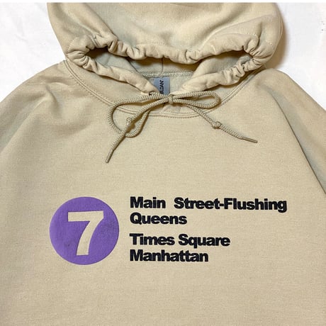 "The 7Train Pt2" 8oz Hoodie Sand
