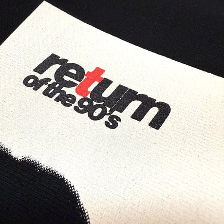 "Return of the 90's" HeavyWeight13.5oz Hoodie Black