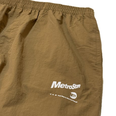 "MTR" NYLON PANTS  BEIGE