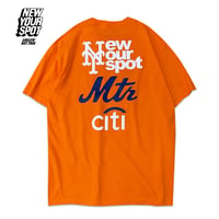 "WilletsPoint Tee" BackPrint Orange
