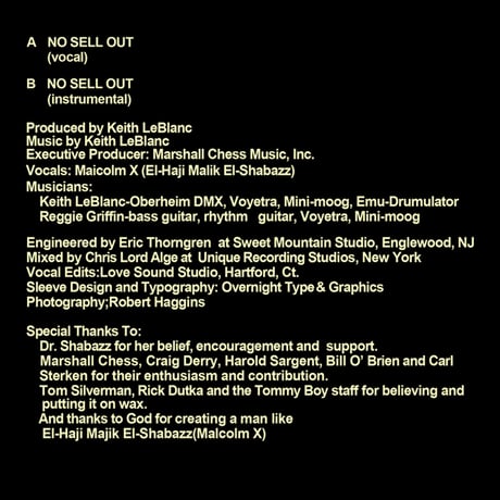 NO SELL OUT Tee