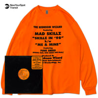 "BedroomWizard" US COTTON 6oz L/S Tee 蛍光Orange