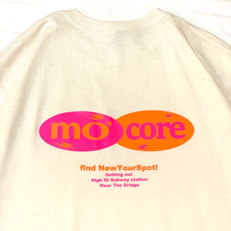 "mo' core" US COTTON 6oz S/S Tee Natural