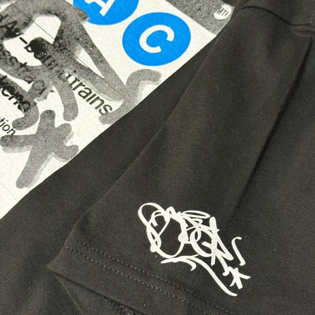 "A Train Session with ROB ADER" 7.5 oz Max Heavyweight Tee Black