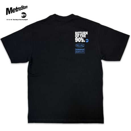 "Return of the 90's" 7.5 oz Max Heavyweight Tee Black