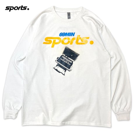 "SOUTHPAWCHOP DJ THING MIXCD SET" 6oz US COTTON L/S Tee White