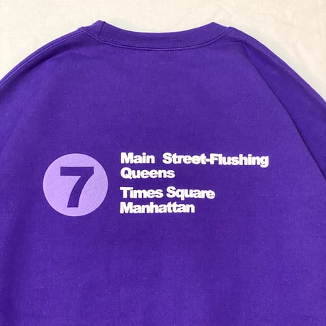 "The 7Train" 8oz Sweat Purple
